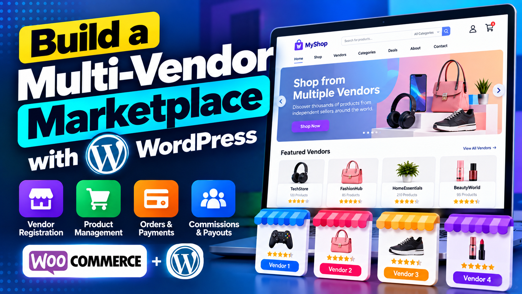 How to Build a Multi-Vendor Marketplace with WordPress